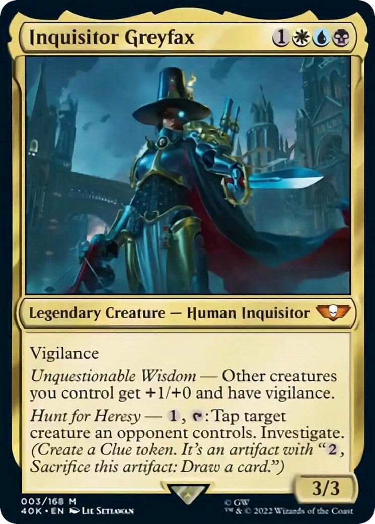 Inquisitor Greyfax Surge Foil (3) [40K]
