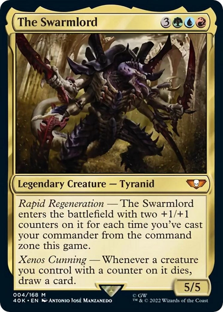 The Swarmlord Surge Foil (4) [40K]