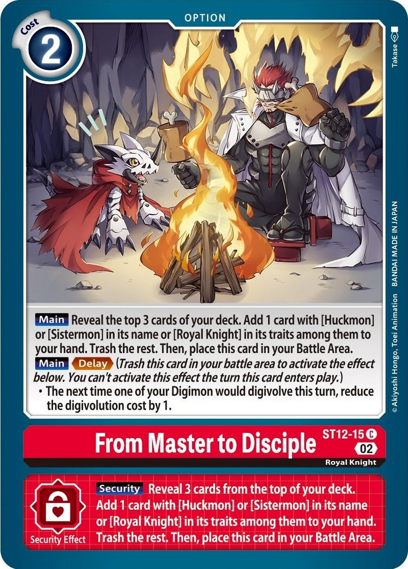 Image for From Master to Disciple [Starter Deck 12: Jesmon]