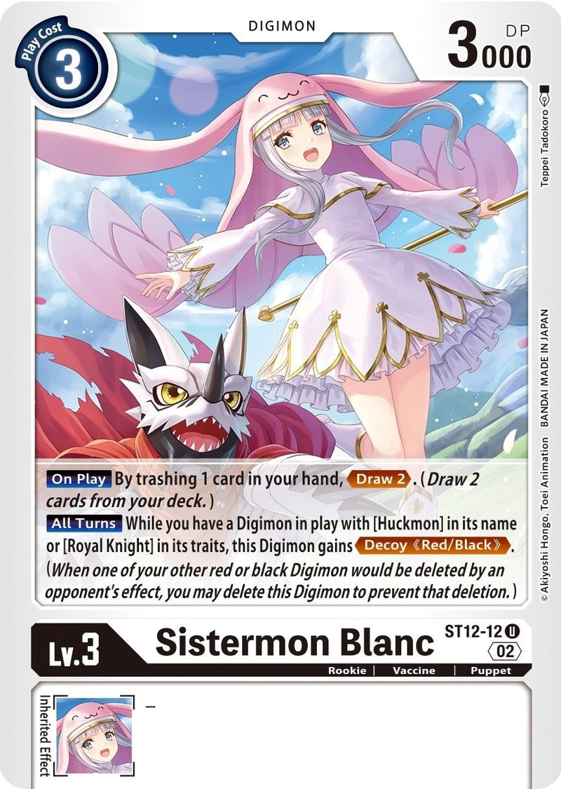 Image for Sistermon Blanc [Starter Deck 12: Jesmon]