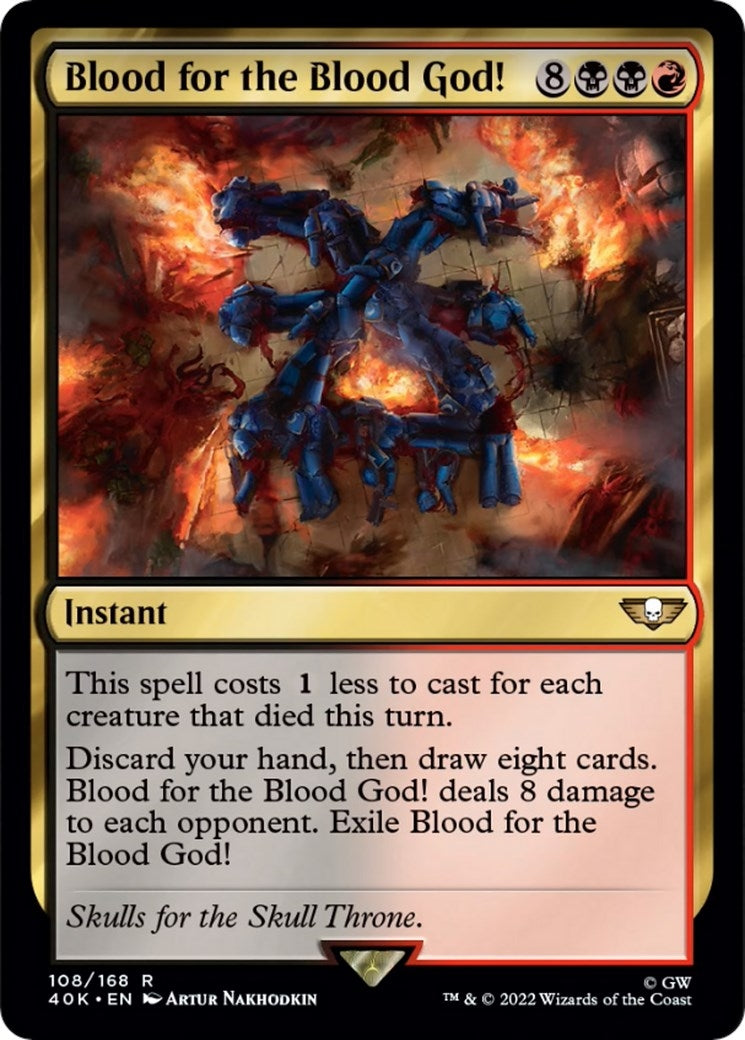 Blood for the Blood God Surge Foil (108) [40K]