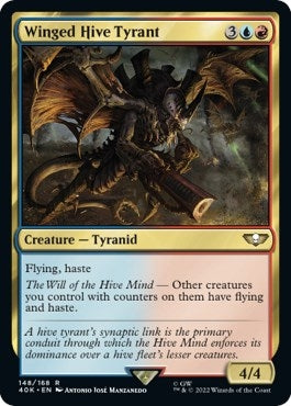 Winged Hive Tyrant Surge Foil (148) [40K]