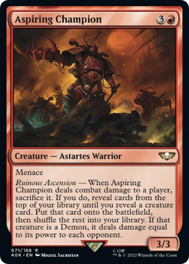 Aspiring Champion (71) [40K]