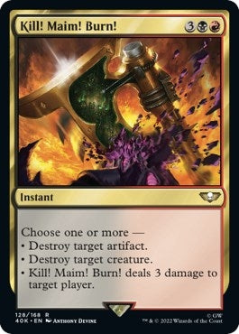 Kill Maim Burn Surge Foil (128) [40K]