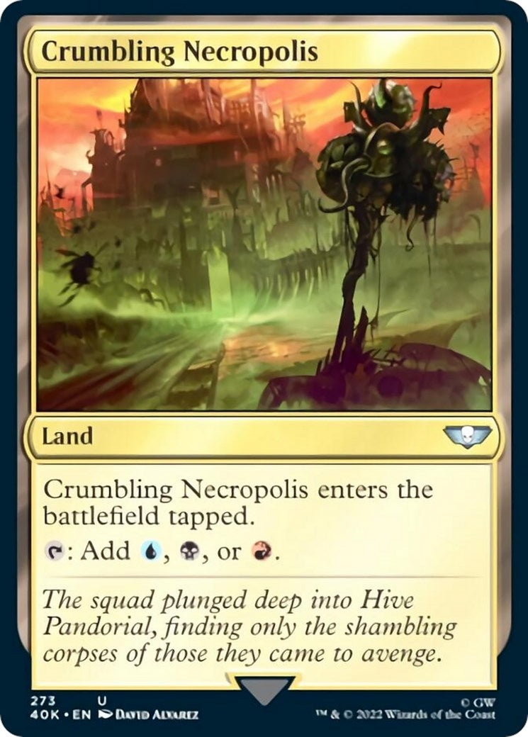 Crumbling Necropolis Surge Foil (273) [40K]