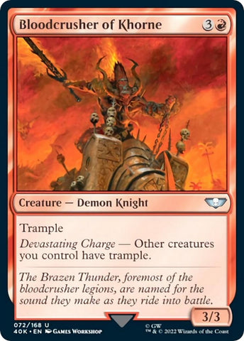 Bloodcrusher of Khorne (72) [40K]