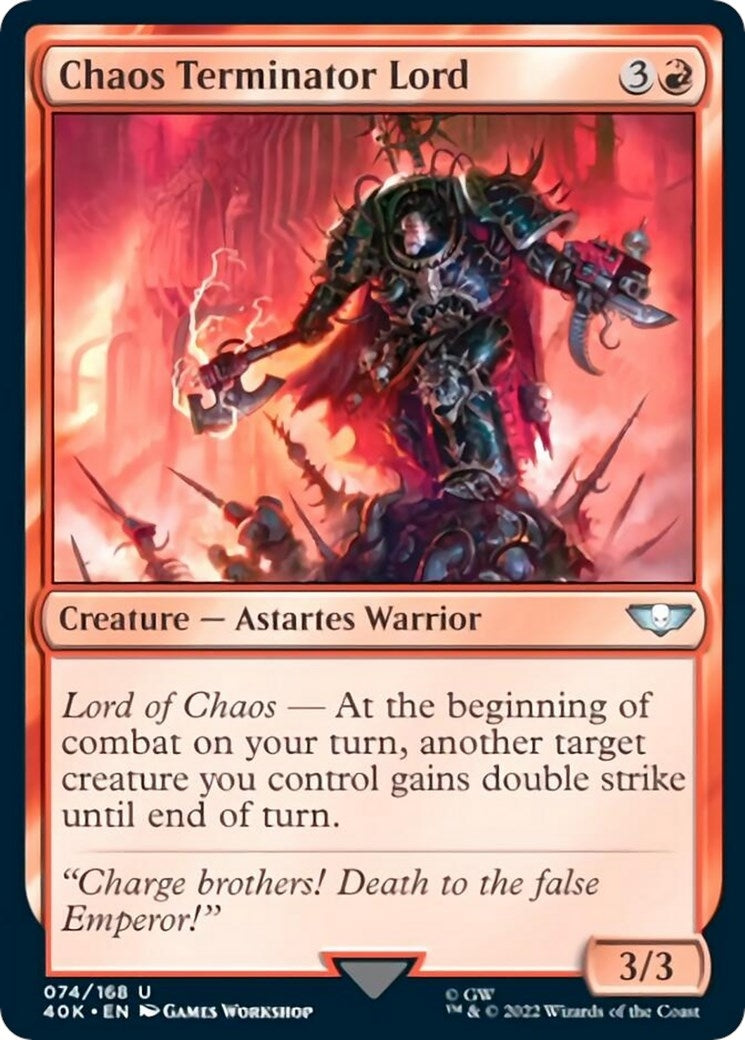 Chaos Terminator Lord (74) [40K]