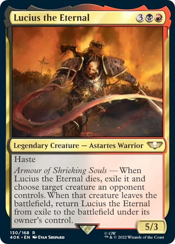 Lucius the Eternal Surge Foil (130) [40K]