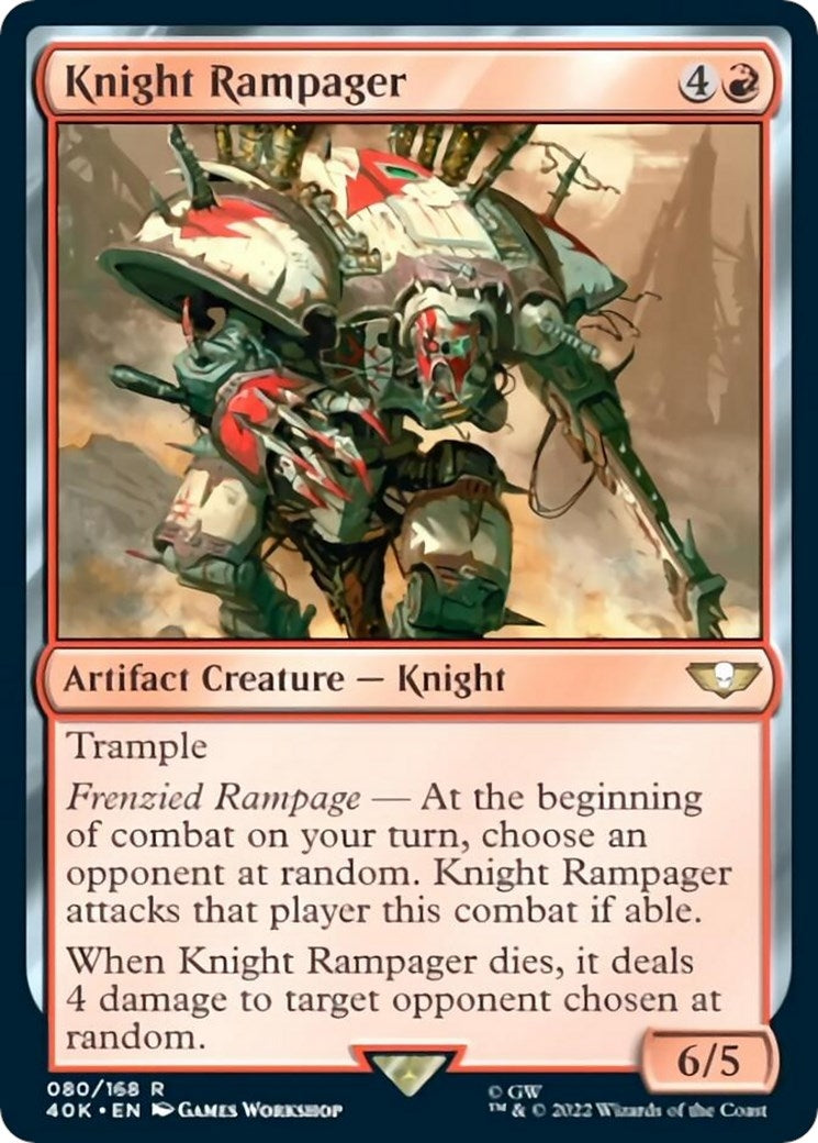 Knight Rampager Surge Foil (80) [40K]