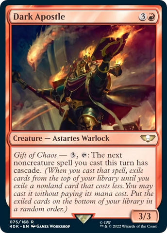 Dark Apostle Surge Foil (75) [40K]
