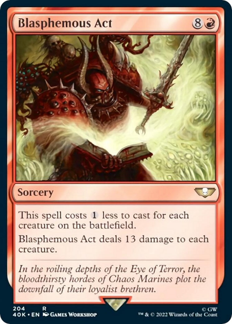 Blasphemous Act Surge Foil (204) [40K]