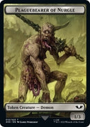 Plaguebearer of Nurgle Astartes Warrior 012 Double sided Token Surge Foil [40K]