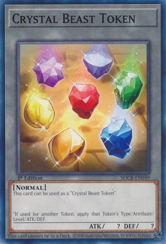 Crystal Beast Token (SDCB-EN049) [SDCB]
