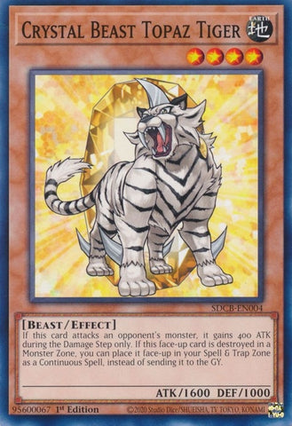 Crystal Beast Topaz Tiger (SDCB-EN004) [SDCB]