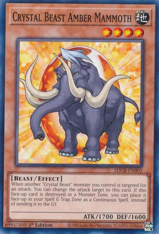Crystal Beast Amber Mammoth (SDCB-EN005) [SDCB]
