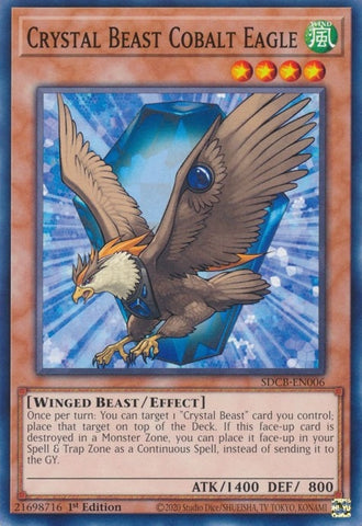 Crystal Beast Cobalt Eagle (SDCB-EN006) [SDCB]