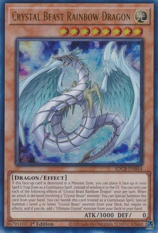 Crystal Beast Rainbow Dragon (SDCB-EN044) [SDCB]