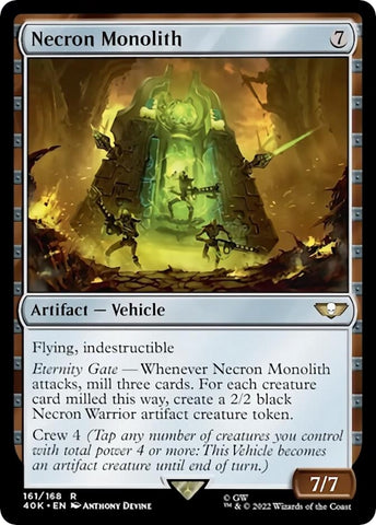 Necron Monolith Surge Foil (161) [40K]
