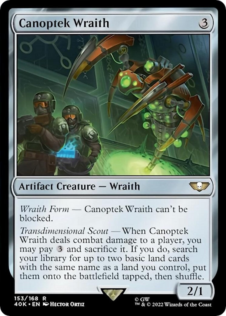 Canoptek Wraith Surge Foil (153) [40K]