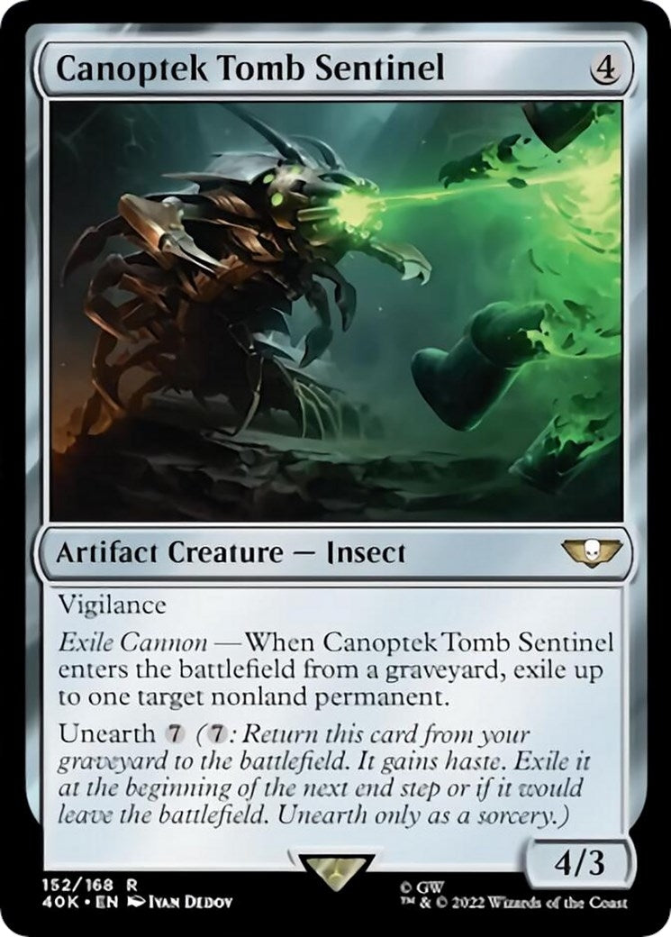 Canoptek Tomb Sentinel Surge Foil (152) [40K]