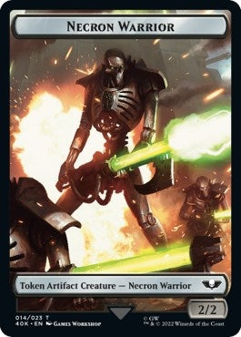 Necron Warrior Insect Double sided Token Surge Foil [40K]