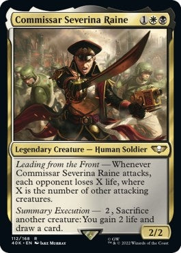Commissar Severina Raine Surge Foil (112) [40K]