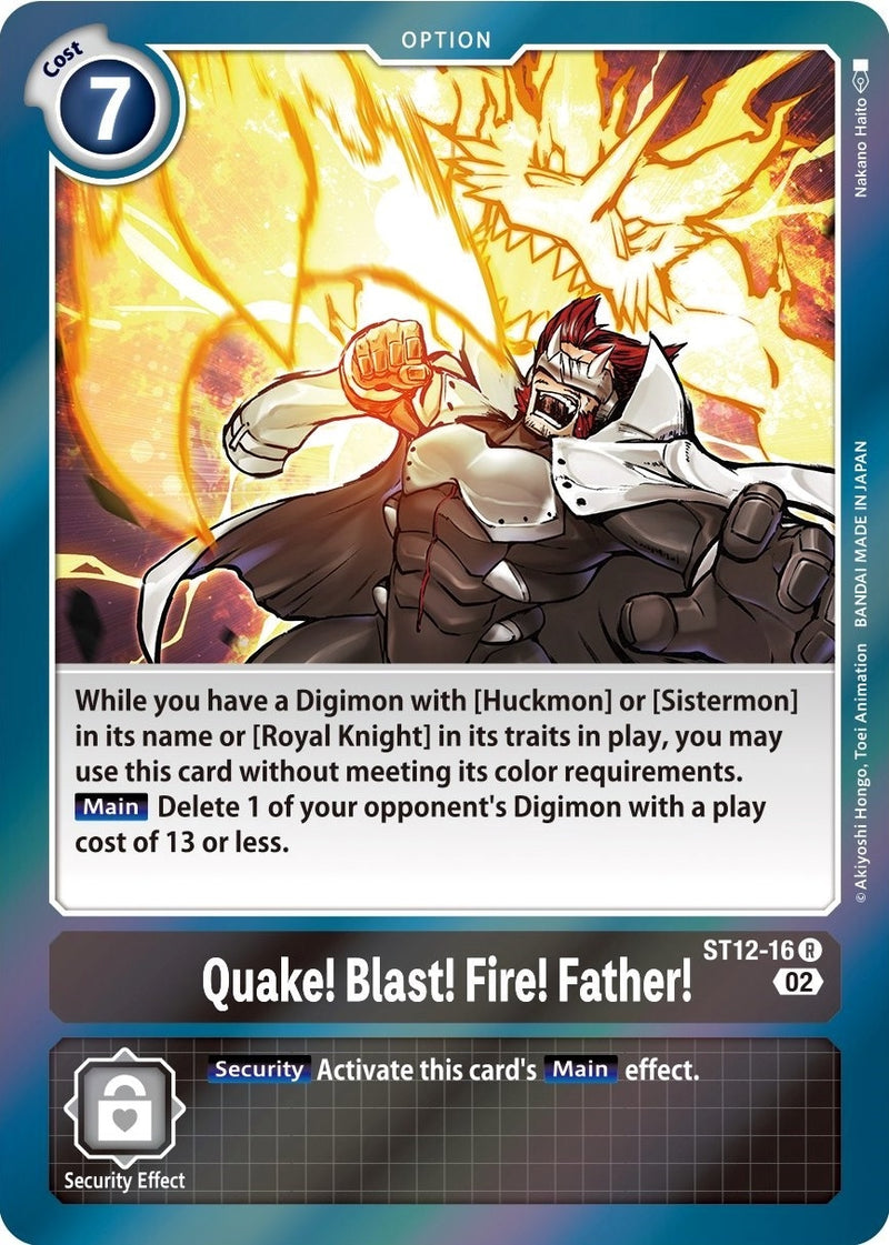 Image for Quake! Blast! Fire! Father! [Starter Deck 12: Jesmon]