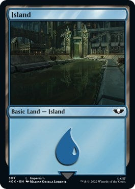 Island 307 Surge Foil (307) [40K]