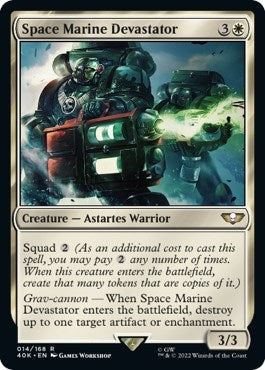 Space Marine Devastator Surge Foil (14) [40K]