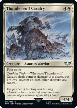 Thunderwolf Cavalry Surge Foil (16) [40K]