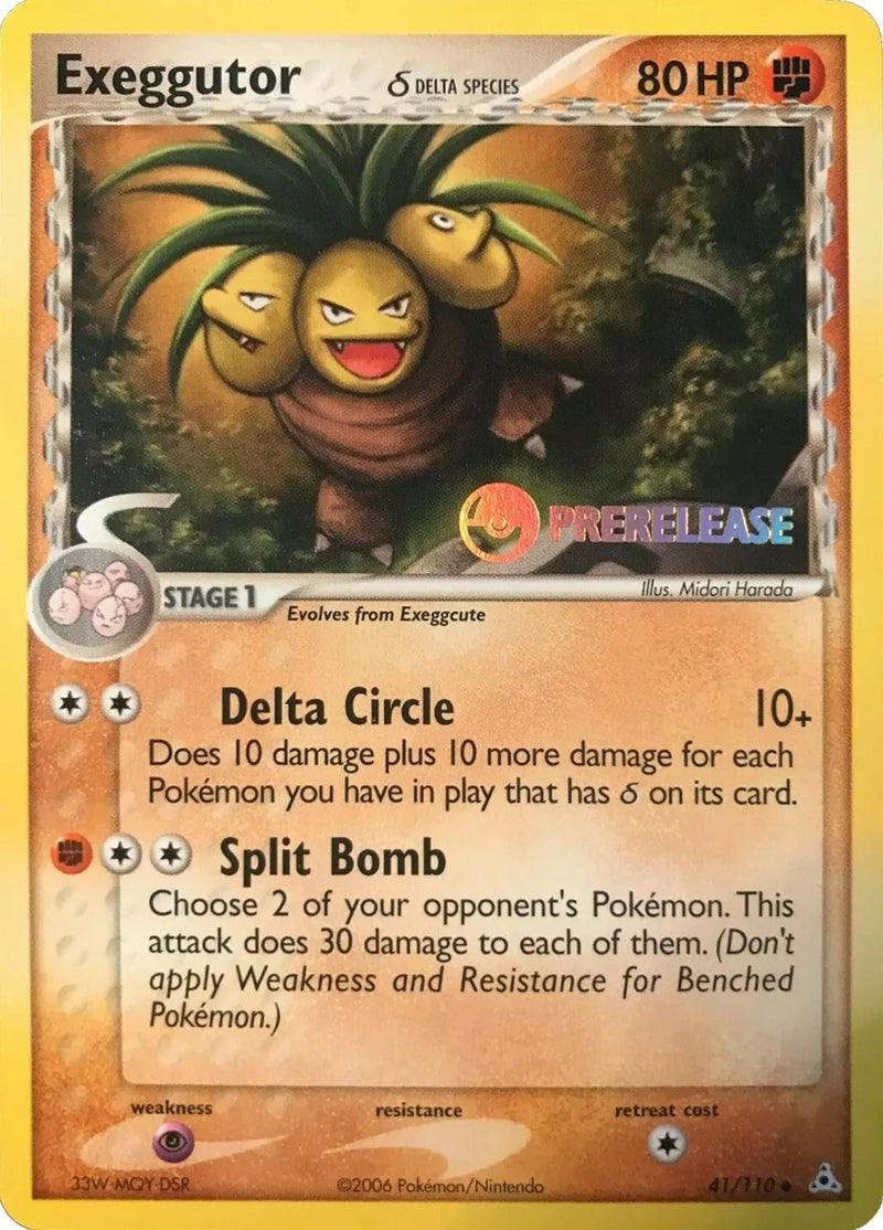 Exeggutor Delta Species 41 110 Prerelease (41/110) [PR]
