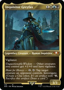 Inquisitor Greyfax Display Commander Surge Foil Thick Stock (179) [40K]