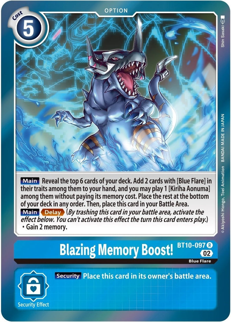 Image for Blazing Memory Boost! [Xros Encounter]