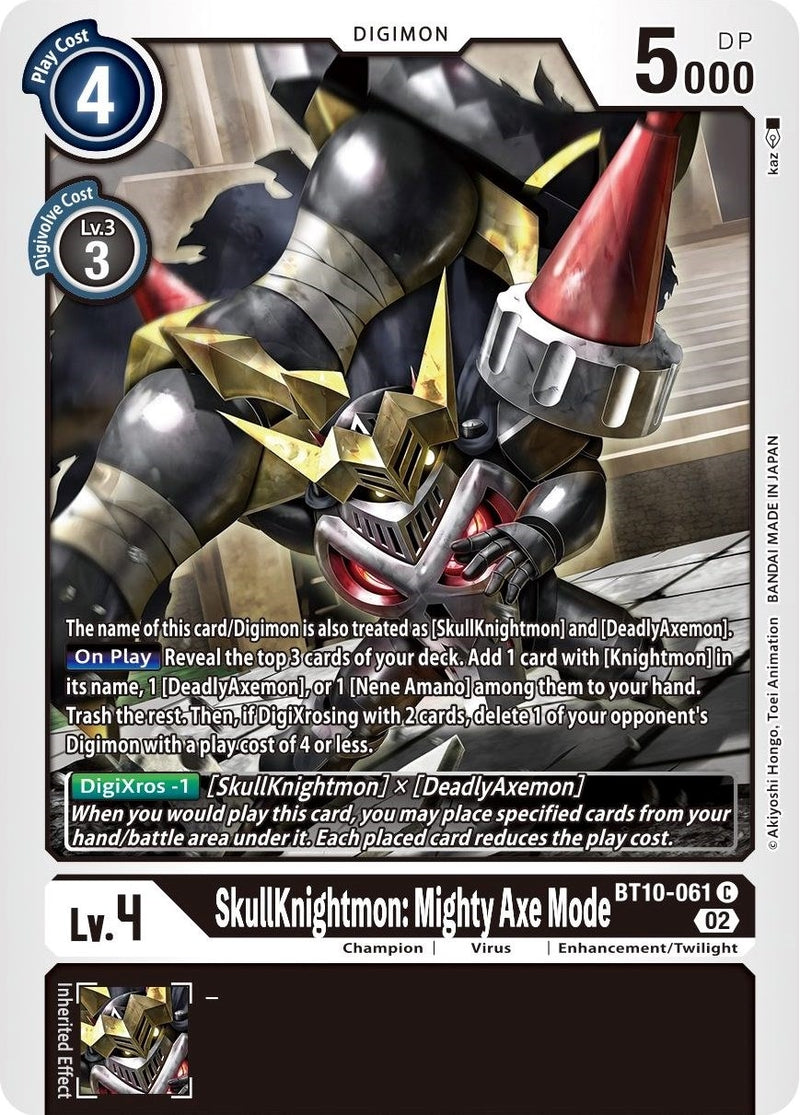 Image for SkullKnightmon: Mighty Axe Mode [Xros Encounter]