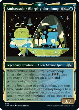 Ambassador Blorpityblorpboop (Showcase) (Galaxy Foil) [Unfinity]