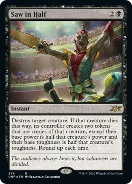 Saw in Half Galaxy Foil (374) [UNF]