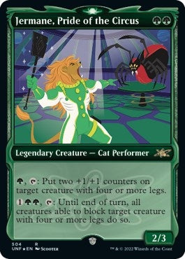 Jermane Pride of the Circus Showcase Galaxy Foil (504) [UNF]
