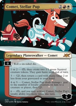 Comet Stellar Pup Borderless Galaxy Foil (526) [UNF]