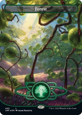 Forest 490 Borderless Galaxy Foil (490) [UNF]
