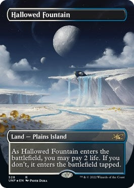 Hallowed Fountain Borderless Galaxy Foil (528) [UNF]