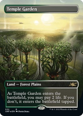 Temple Garden Borderless Galaxy Foil (532) [UNF]