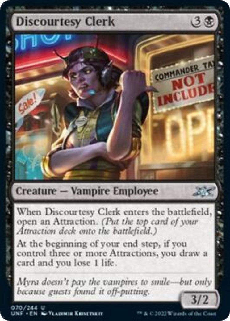 Discourtesy Clerk (70) [UNF]