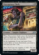 Discourtesy Clerk Galaxy Foil (356) [UNF]