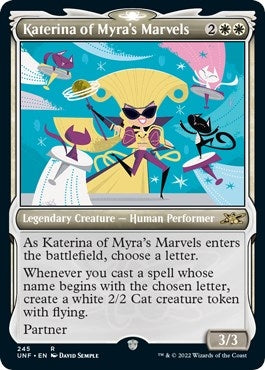 Katerina of Myra's Marvels (Showcase) (Galaxy Foil) [Unfinity]