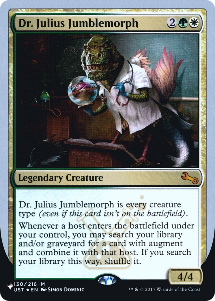 Dr Julius Jumblemorph (130) [LIST]