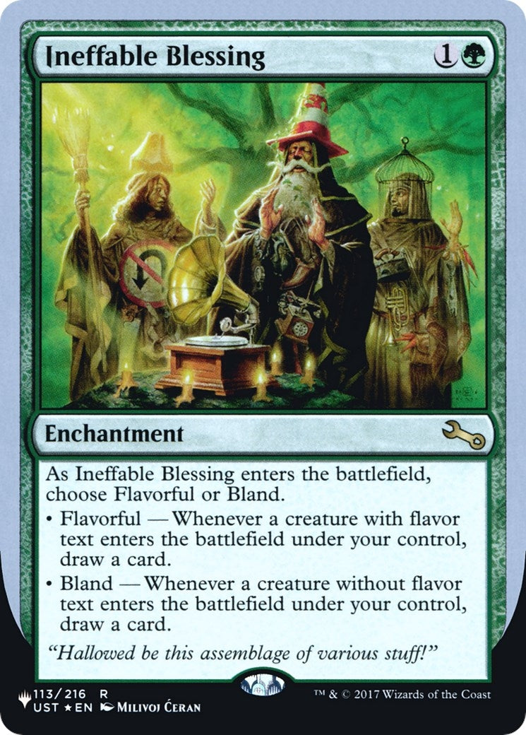 Ineffable Blessing A (113) [LIST]