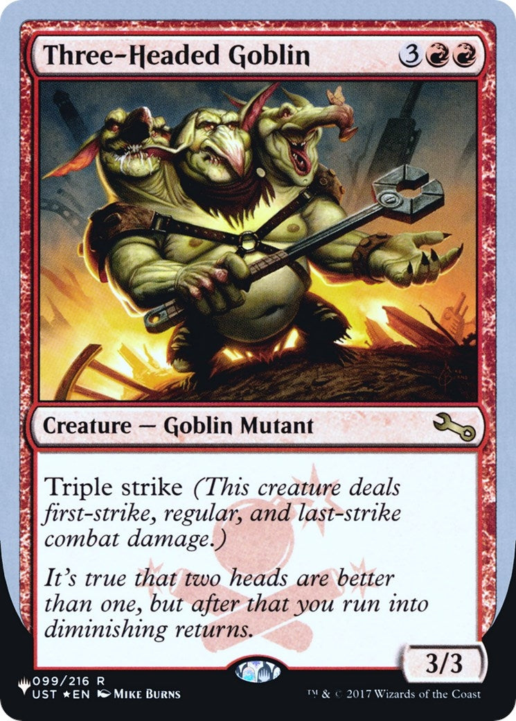 Three Headed Goblin (99) [LIST]