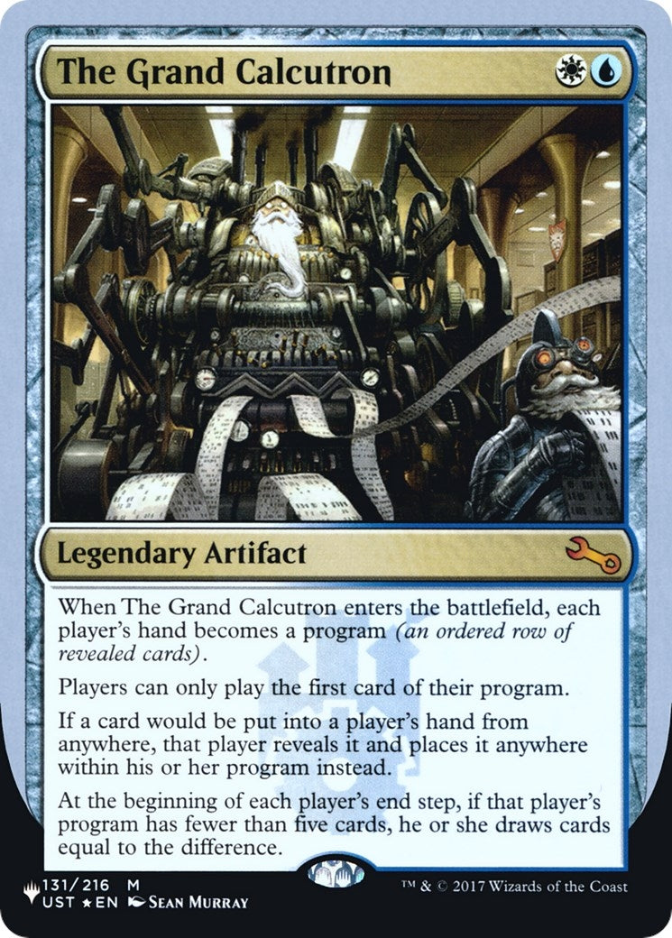 The Grand Calcutron (131) [LIST]