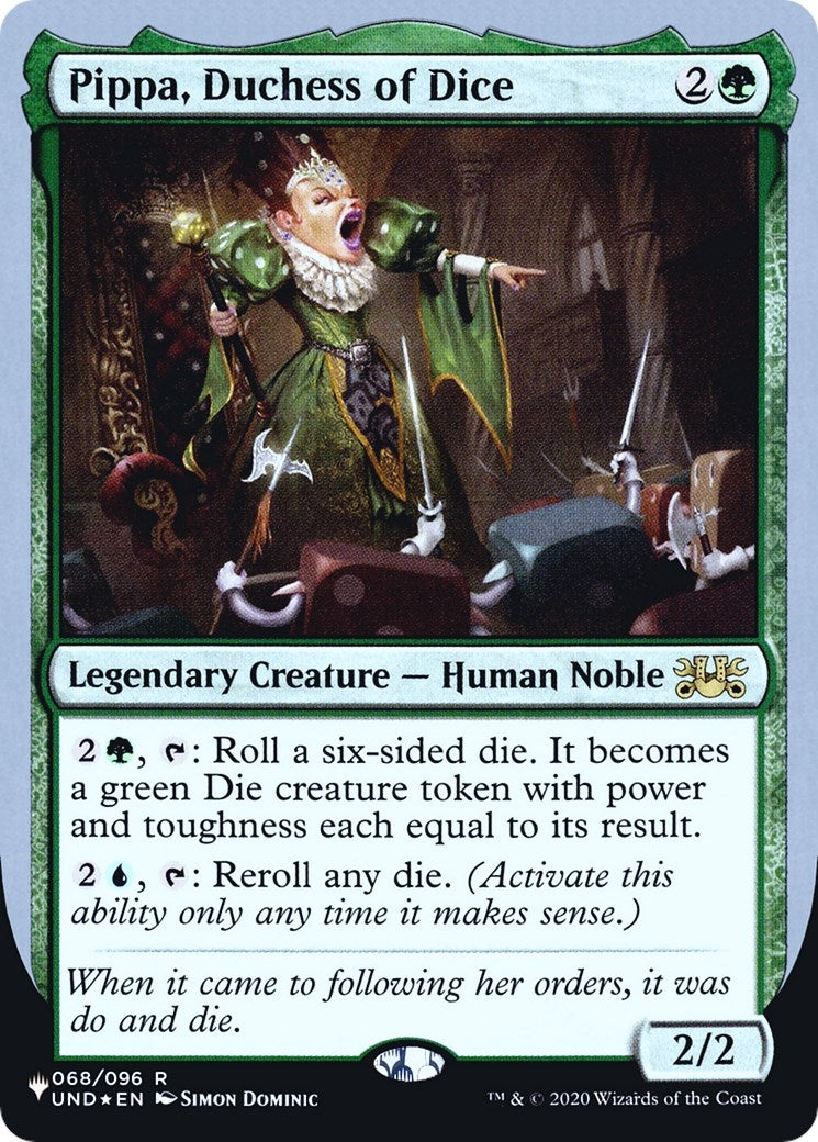 Pippa Duchess of Dice (68) [LIST]