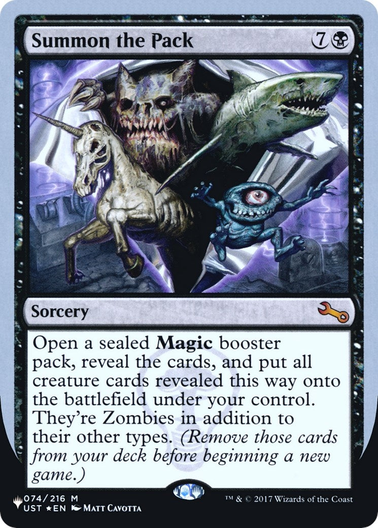 Summon the Pack (74) [LIST]